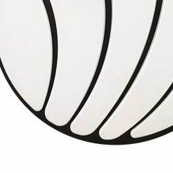 Plafon SHELL BLACK 40W LED Ø480 mm