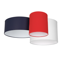 Lampa sufitowa STAN NAVY BLUE 3xE27