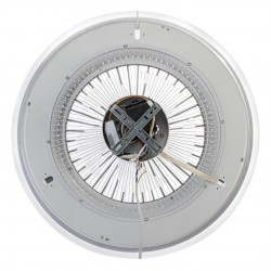 Plafoniera LED ZONDA BLACK 60W z wentylatorem