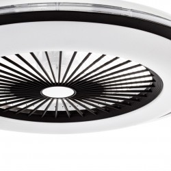 Plafoniera LED ZONDA BLACK 60W z wentylatorem