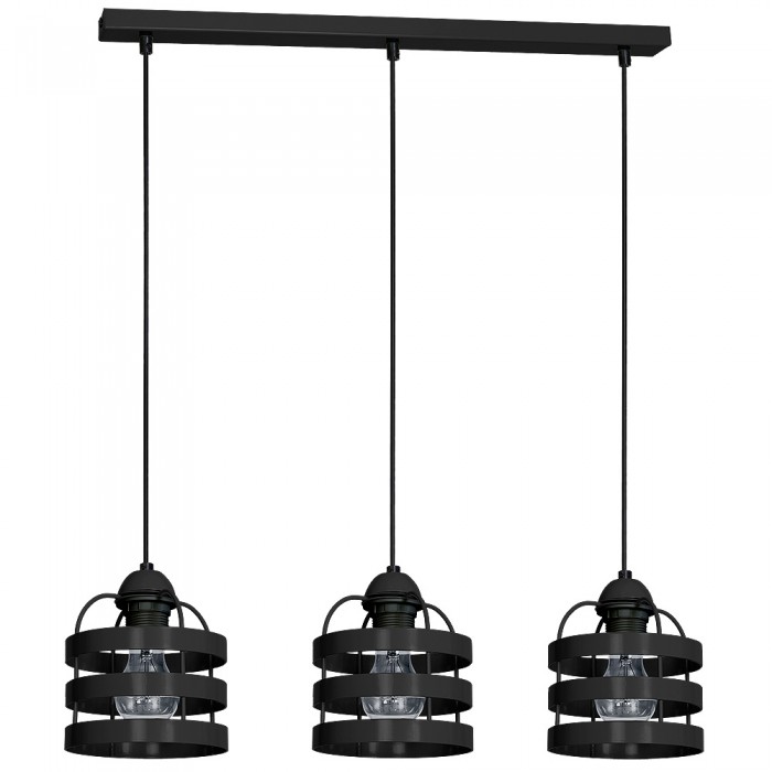 Lampa wisząca LARS BLACK 3xE27 Lampa wisząca LARS BLACK 3xE27