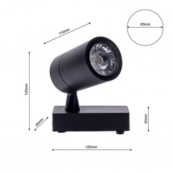 Lampa Sufitowa TRACK LIGHT 7W LED Black 4000K