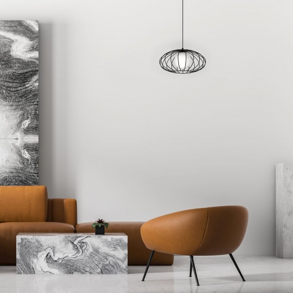 Lampa Wisząca KRONOS BLACK 1xE14