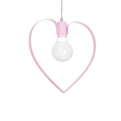 Lampa wisząca AMORE PINK 1xE27