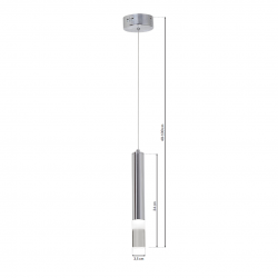 LAMPA WISZĄCA ICE 5W LED