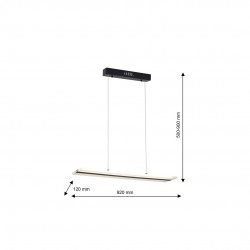 LAMPA WISZĄCA RAY 24W LED