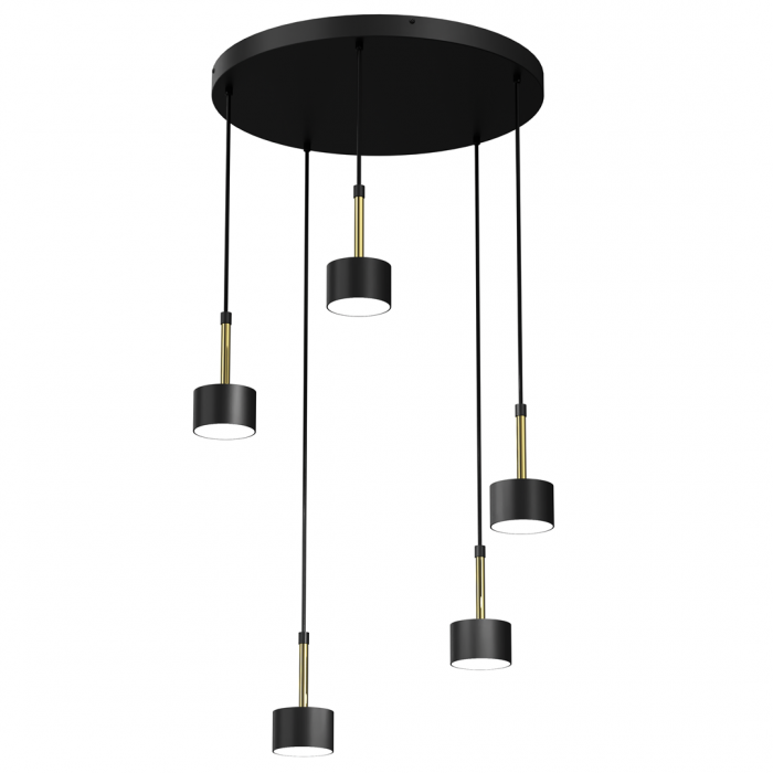 Lampa wisząca ARENA BLACK/GOLD 5xGX53 Lampa wisząca ARENA BLACK/GOLD 5xGX53