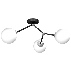 Lampa sufitowa JOY BLACK 3xE14