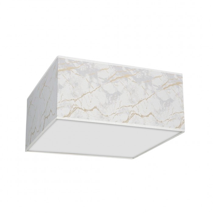 Lampa sufitowa SENSO White/Gold kwadrat 400mm 2xE27 Lampa sufitowa SENSO White/Gold kwadrat 400mm 2xE27