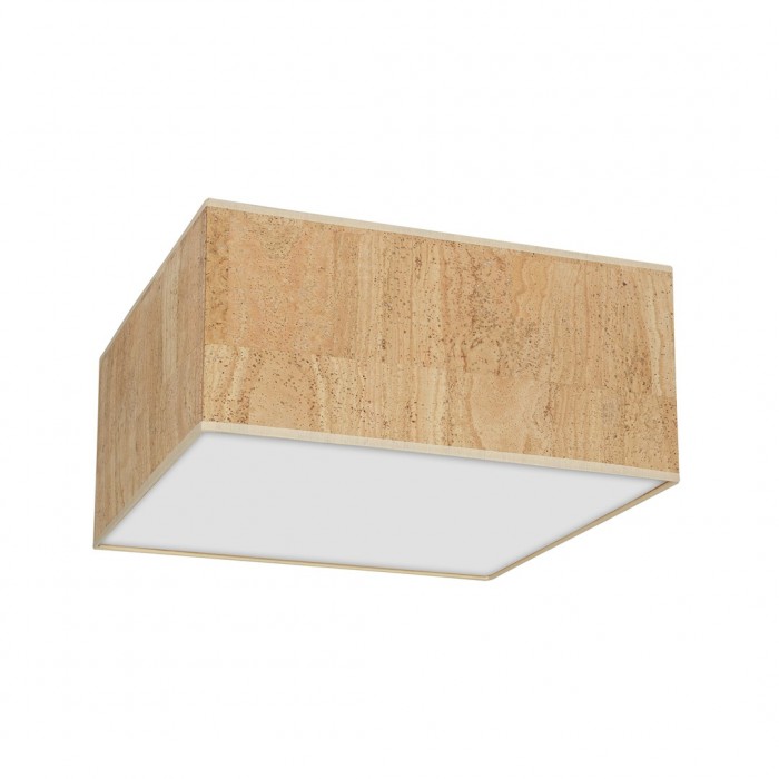 Lampa sufitowa CORK White/Cork 2xE27 Lampa sufitowa CORK White/Cork 2xE27