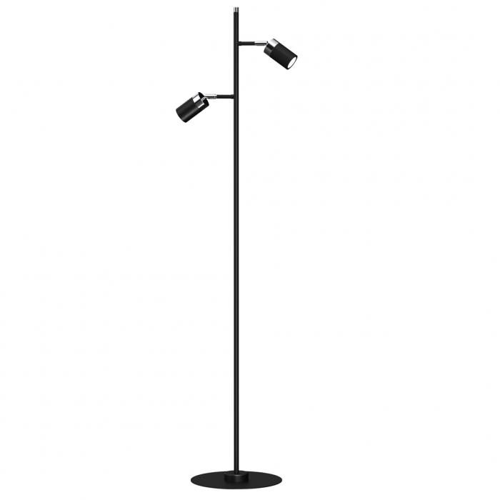 Lampa podłogowa JOKER BLACK/CHROME 1xGU10 Lampa podłogowa JOKER BLACK/CHROME 1xGU10