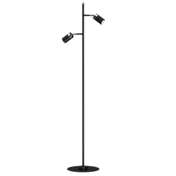 Lampa podłogowa JOKER BLACK/CHROME 1xGU10