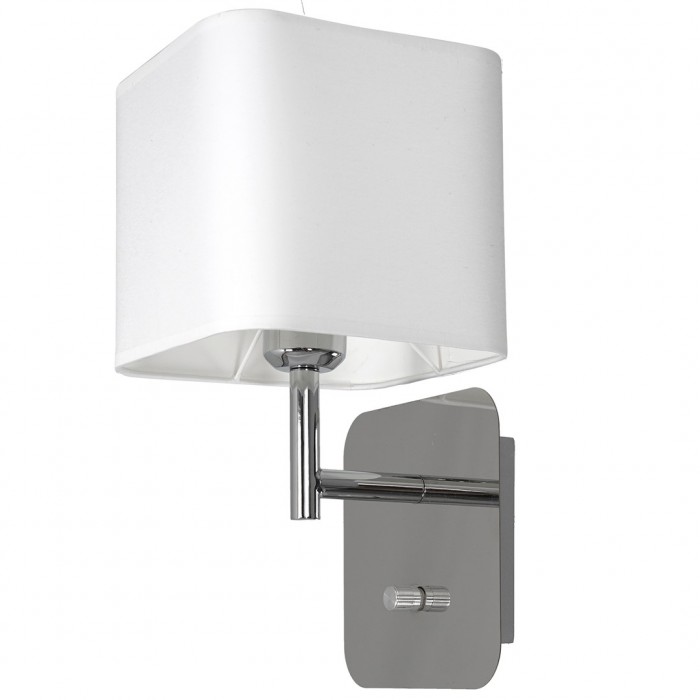 Kinkiet NAPOLI WHITE/CHROME 1xE27 Kinkiet NAPOLI WHITE/CHROME 1xE27