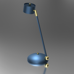 Lampka biurkowa ARENA BLUE/GOLD 1xGX53