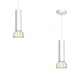 Lampa wisząca DANTE White/Gold 1xGU10