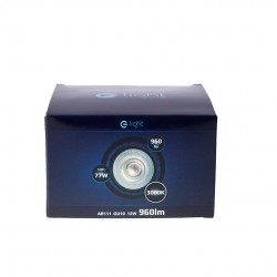 ŻARÓWKA AR111 - 10W GU10 3000K/ Czarna