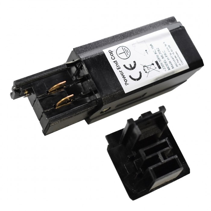 Zasilanie Prowadnicy Track Light Black 3 Circuit Zasilanie Prowadnicy Track Light Black 3 Circuit