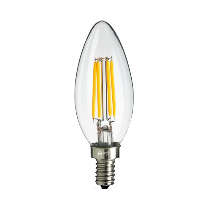 Żarówka Filamentowa LED 6W Świeczka E14 4000K Żarówka Filamentowa LED 6W Świeczka E14 4000K