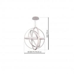Lampa wisząca COPERNICUS WHITE 260W LED
