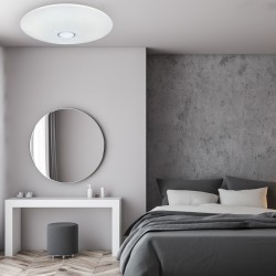 Plafon ESTRELLA 80W LED Ściemnialny+ Pilot