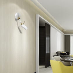 Kinkiet IRIS White/Gold 1x mini GU10