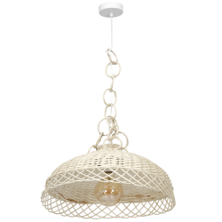 Lampa wisząca VIMINI WHITE 1xE27