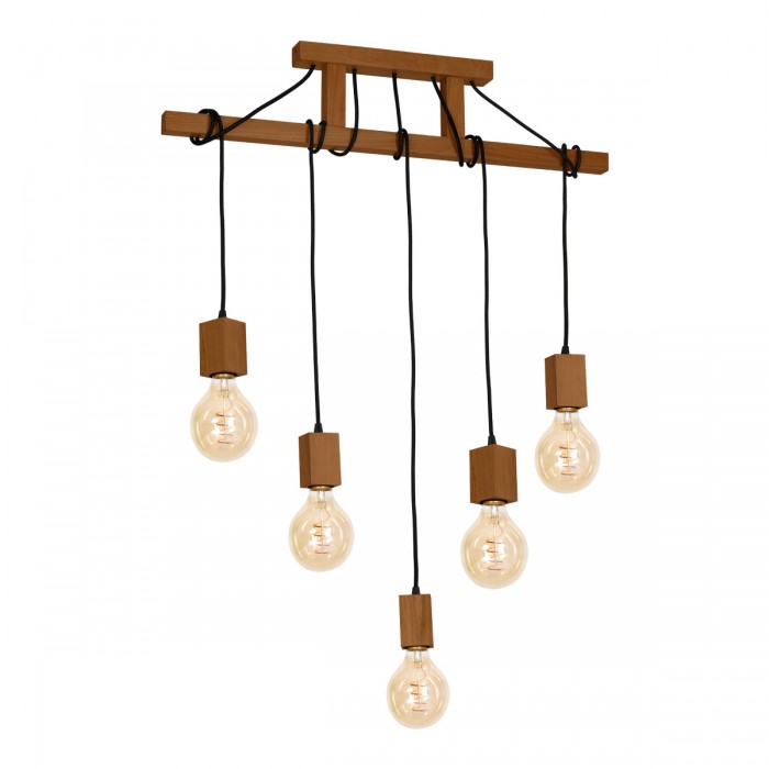 Lampa Wisząca JACK 5xE27 Dąb Lampa Wisząca JACK 5xE27 Dąb