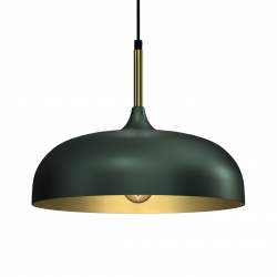 Lampa wisząca LINCOLN GREEN/GOLD 35cm