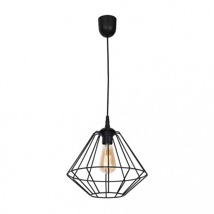 Lampa wisząca COLIN BLACK 1xE27