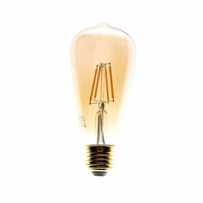 Żarówka Filamentowa LED 6W ST64 E27 2700K Amber Żarówka Filamentowa LED 6W ST64 E27 2700K Amber
