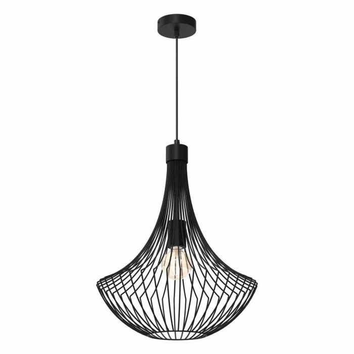 Lampa wisząca CESTA BLACK 1xE27