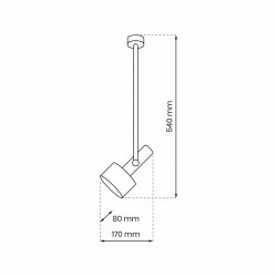 Lampa sufitowa LINTERNA 1xGX53