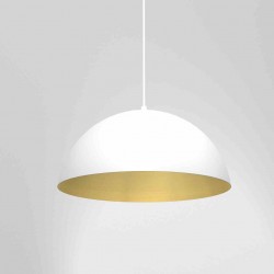 Lampa wisząca BETA WHITE/GOLD 1xE27 35cm