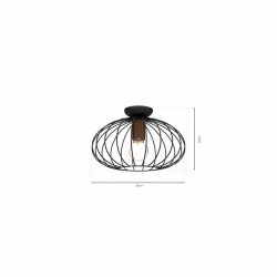 Lampa sufitowa MERIDIANO 1xE27