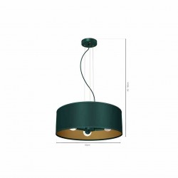 Lampa wisząca VERDE GREEN 3xE27