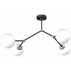 Lampa sufitowa JOY BLACK 4xE14