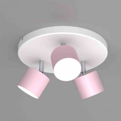 Lampa sufitowa DIXIE Pink/White  3xGX53