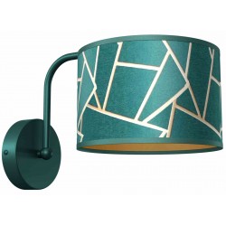 Kinkiet ZIGGY GREEN Gold/Bottle green 1xE27