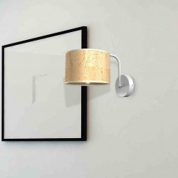 Kinkiet CORK White/Cork 1xE27