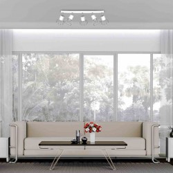 Lampa Sufitowa Dante Silver 5x mini GU10