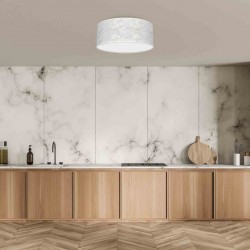 Lampa sufitowa SENSO White/Gold 2xE27 Ø40cm