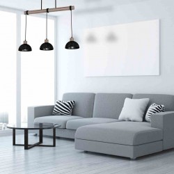 Lampa wisząca ERIK Sawn black/Patinated wood 3XE27