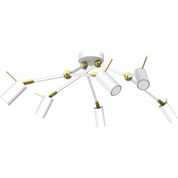 Lampa sufitowa IRIS White/Gold 6x mini GU10