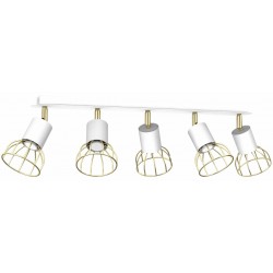 Lampa sufitowa DANTE White/Gold 5x mini GU10