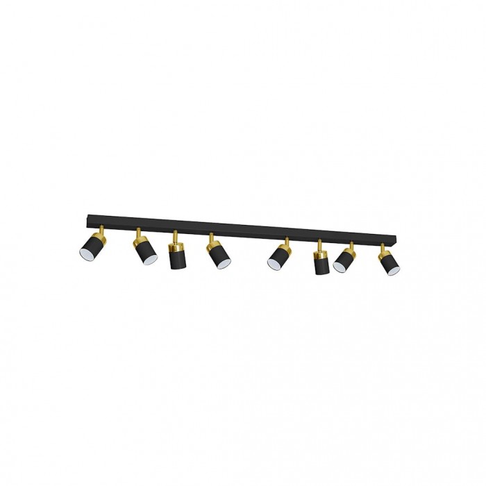 Lampa sufitowa JOKER BLACK/GOLD 8xGU10 Lampa sufitowa JOKER BLACK/GOLD 8xGU10