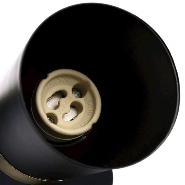 Lampa sufitowa JOKER BLACK/GOLD 2xGU10