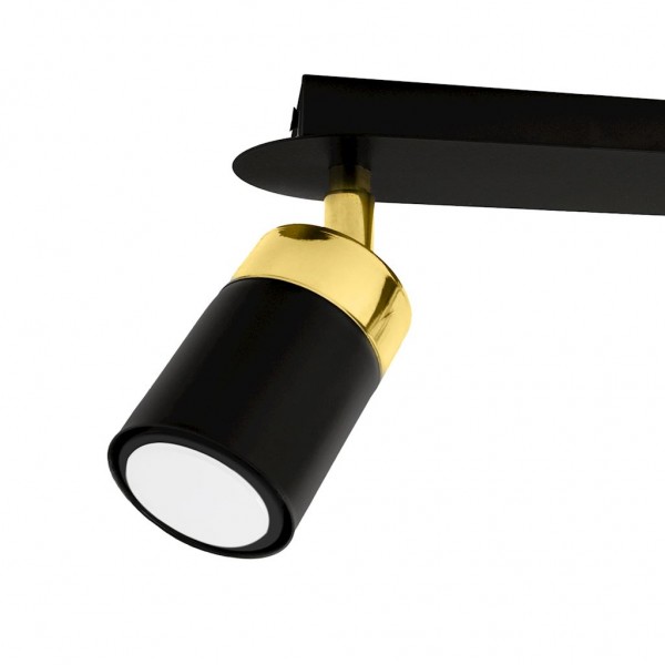 Lampa sufitowa JOKER BLACK/GOLD 2xGU10