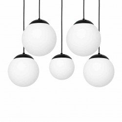 Lampa wisząca LIMA BLACK 5xE14