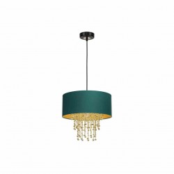 Lampa wisząca ALMERIA GREEN/GOLD 1xE27