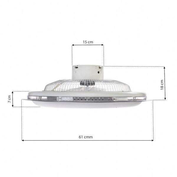 Plafoniera LED ZONDA 60W z wentylatorem